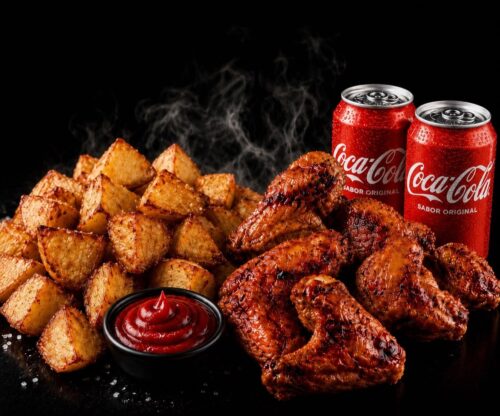 OFERTA Alitas (alitas de pollo+ patatas)