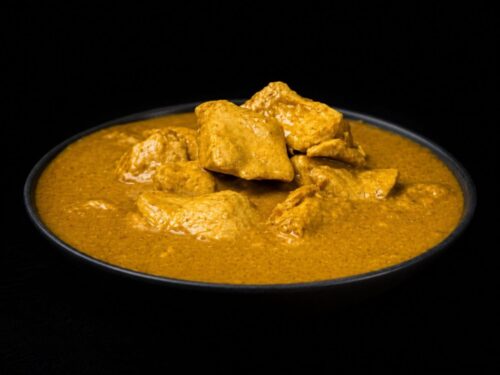 Pollo al curry con arroz